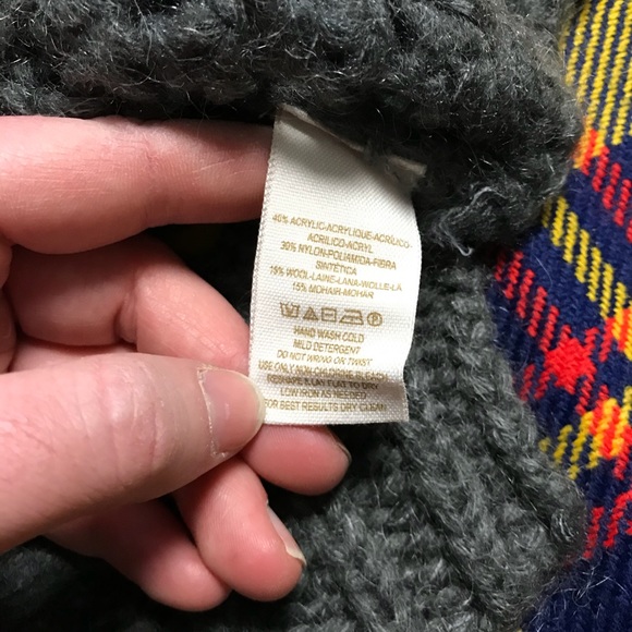 Free People Cropped Grey Knit Sweater Scoop Neck - Picture 4 of 6